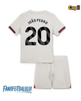 Chelsea Joao Pedro #20 Echipament de Fotbal Replică 2025-26 Copii Deplasare (+ Șorturi)